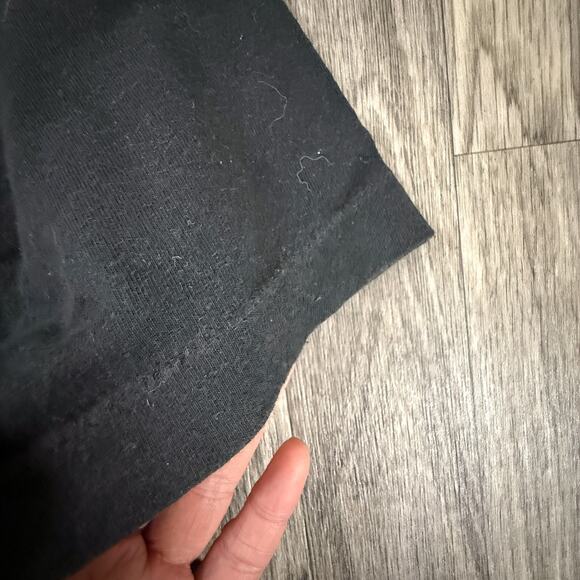 VTG 90s Bob Marley Lions Graphic T-Shirt Tuff Gong Back Black Screen Stars USA L - Picture 9 of 13